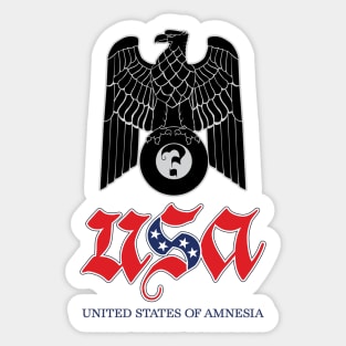 United States of Amnesia Sticker